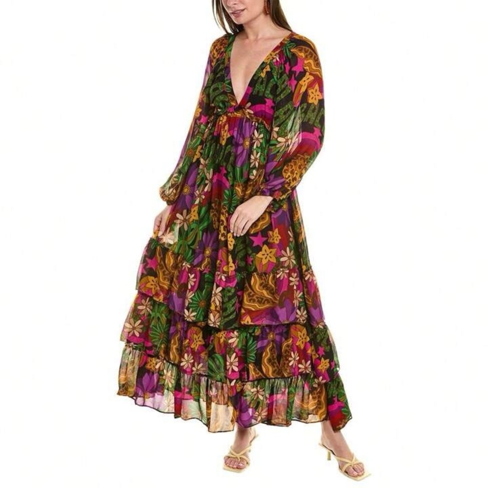 Farm Rio Star Fruit Dress S